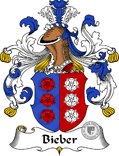 Coat of arms of family Bieber   ref: 30180