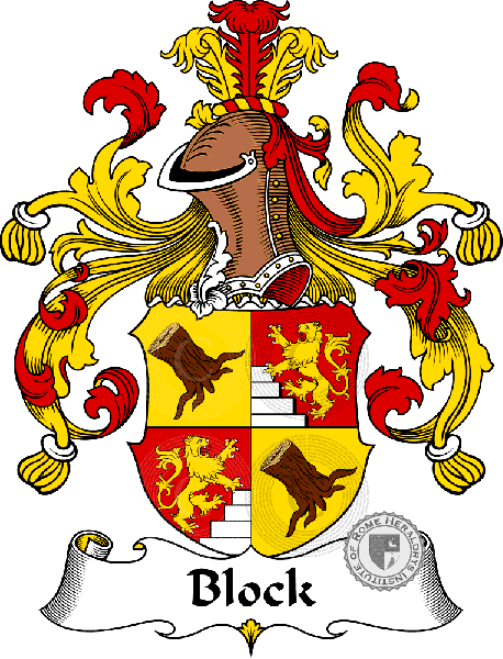 Coat of arms of family Blöck