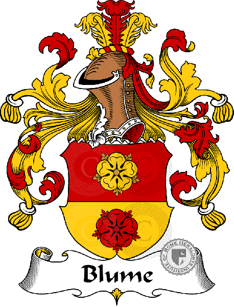 Coat of arms of family Blume