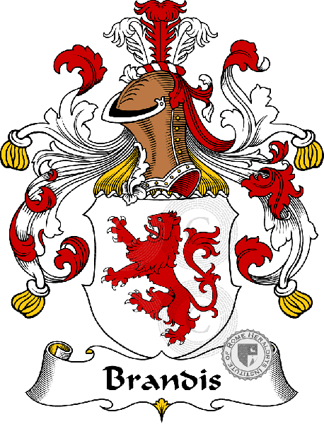 Coat of arms of family Brändis