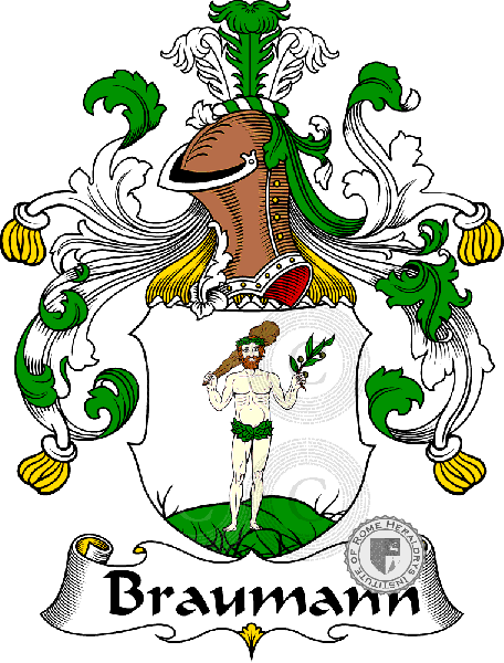 Escudo de la familia Braumann   ref: 30218