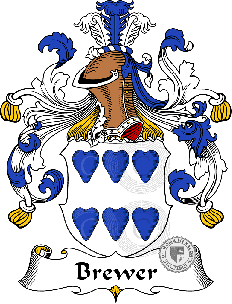Coat of arms of family Brewer