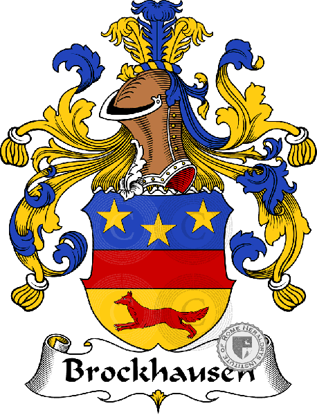 Wappen der Familie Brockhausen   ref: 30228