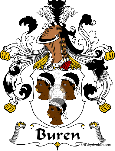 Coat of arms of family Buren   ref: 30241