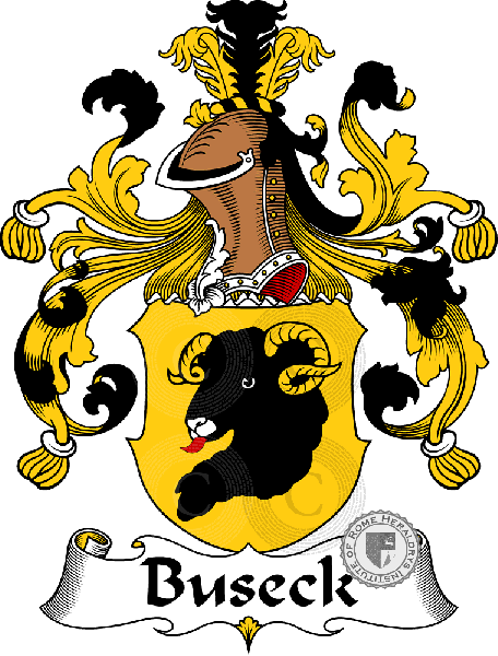 Wappen der Familie Buseck   ref: 30246