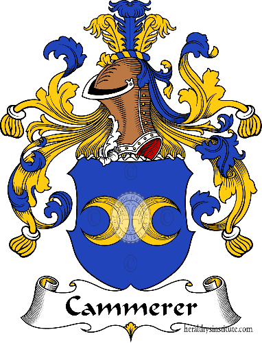 Coat of arms of family Cammerer   ref: 30250