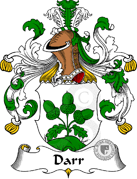 Coat of arms of family Darr