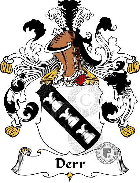 Coat of arms of family Derr