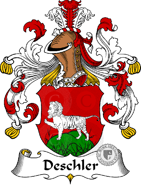 Coat of arms of family Deschler