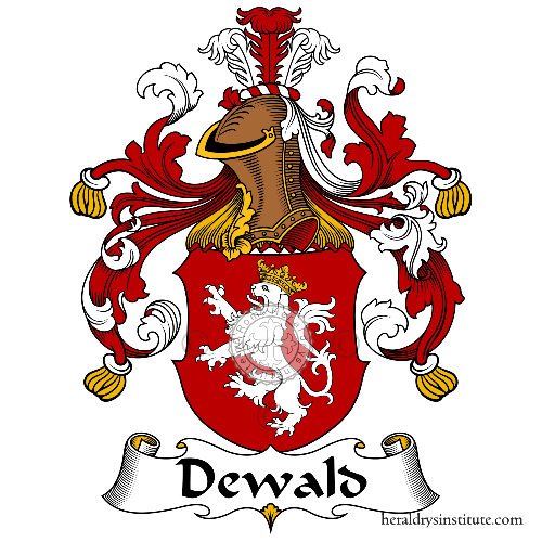 Coat of arms of family Dewald, Von Dewald