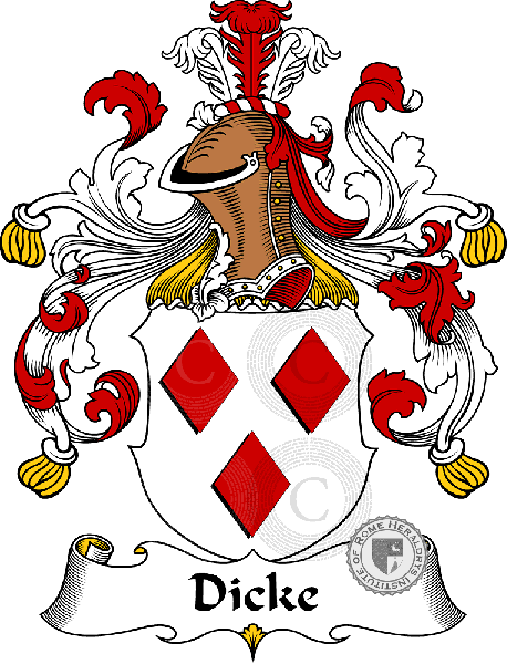 Coat of arms of family Dicke