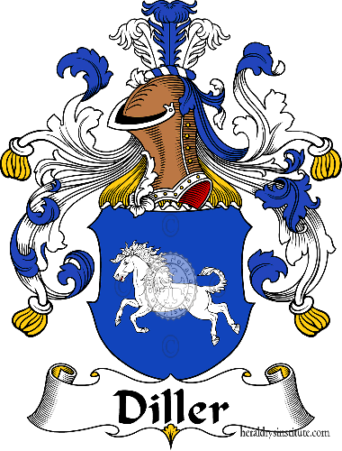 Coat of arms of family Diller