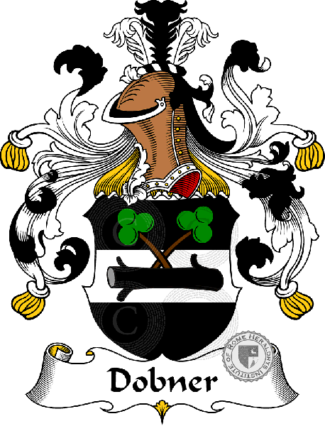 Coat of arms of family Dobner or Debner   ref: 30321