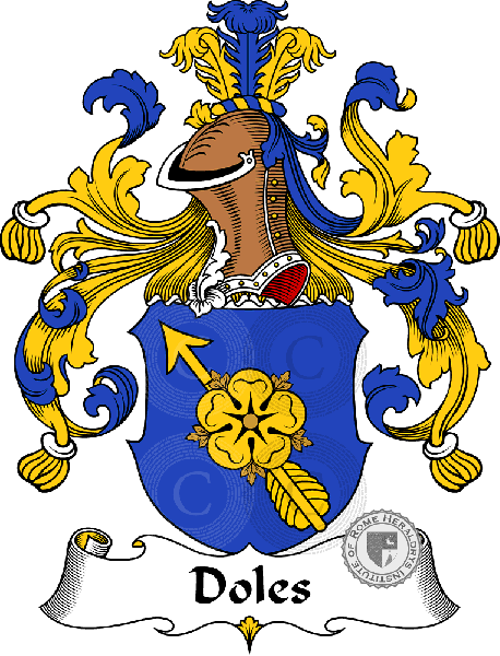 Coat of arms of family Doles   ref: 30325