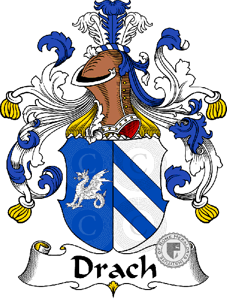 Coat of arms of family Drach