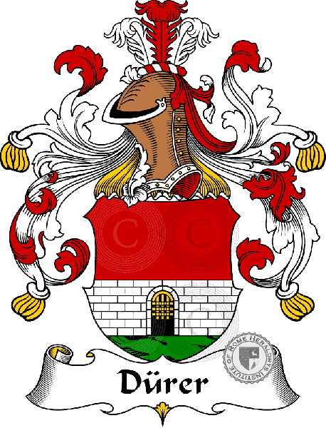 Wappen der Familie Dürer   ref: 30354