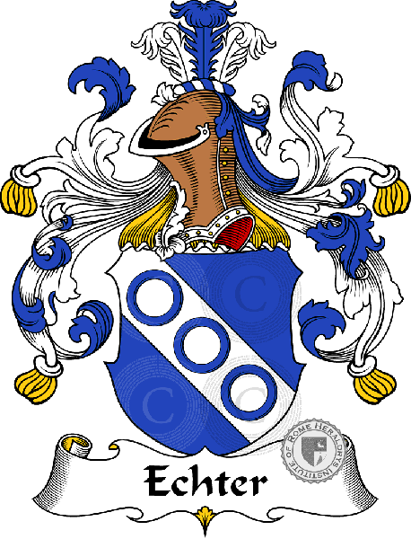 Wappen der Familie Echter   ref: 30371