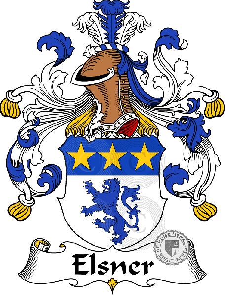 Wappen der Familie Elsner   ref: 30412