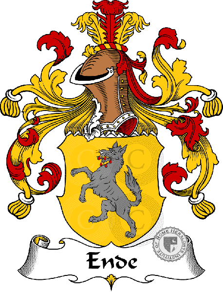 Coat of arms of family Ende