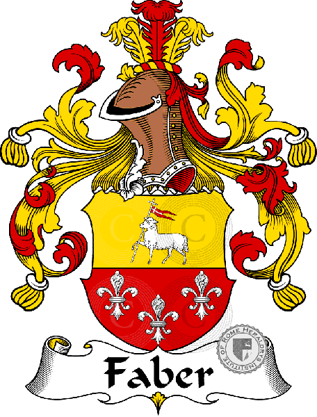 Coat of arms of family Faber