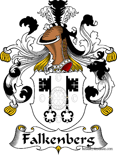 Coat of arms of family Falkenberg   ref: 30446