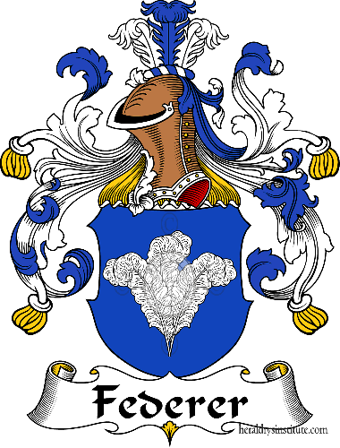 Coat of arms of family Federer