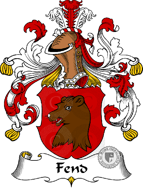 Coat of arms of family Fend