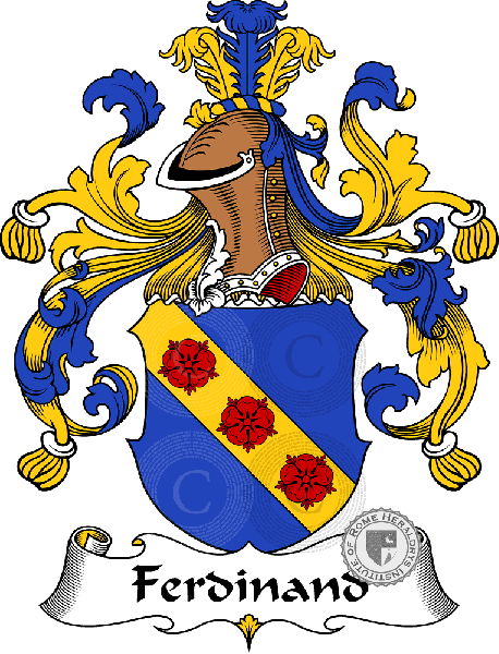 Coat of arms of family Ferdinand