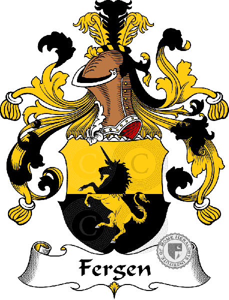 Coat of arms of family Fergen
