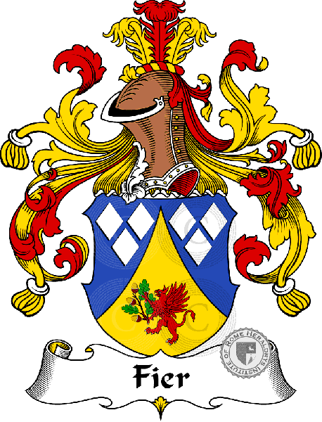 Wappen der Familie Fier   ref: 30474