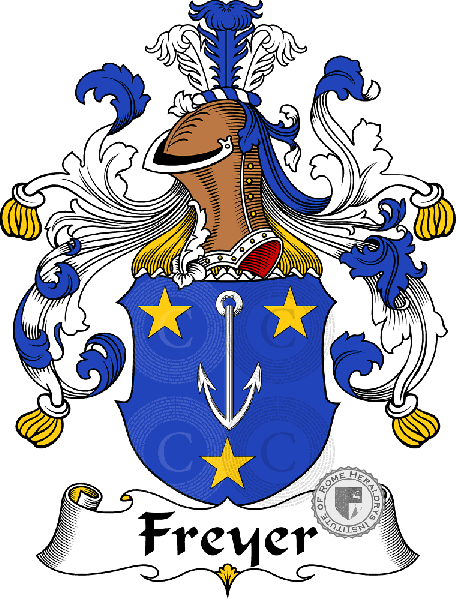 Coat of arms of family Freyer
