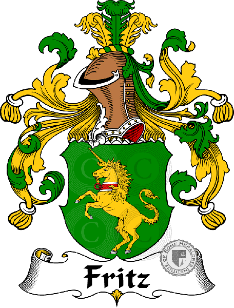 Wappen der Familie Fritz   ref: 30523