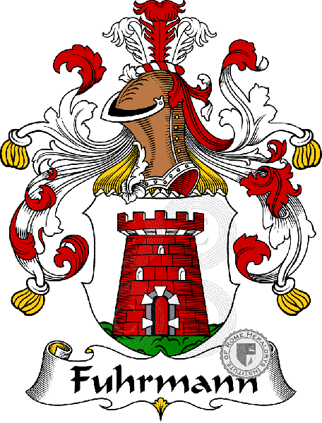 Coat of arms of family Fuhrmann   ref: 30531