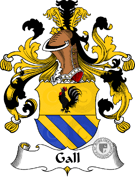 Wappen der Familie Gall   ref: 30546