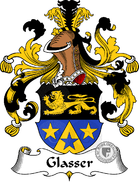 Coat of arms of family Glasser
