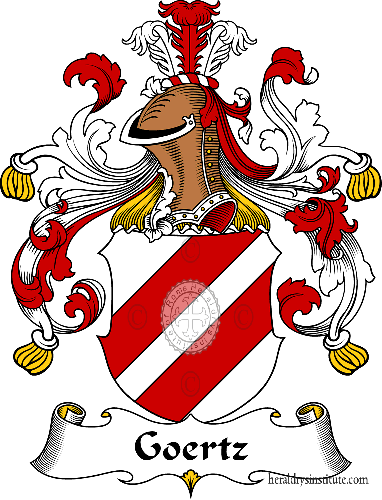Coat of arms of family Goertz   ref: 30608