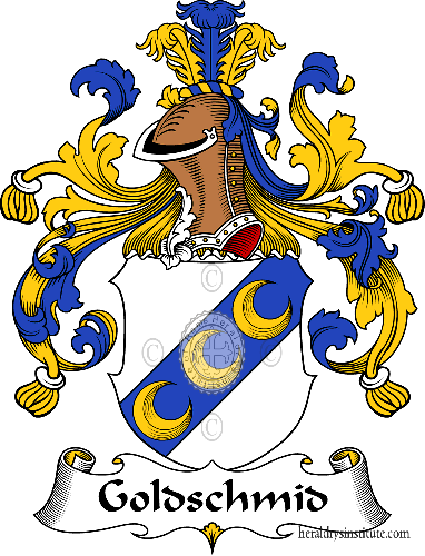 Wappen der Familie Goldschmid (t)   ref: 30618