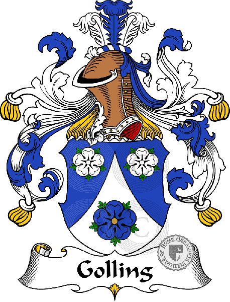 Coat of arms of family Golling   ref: 30620