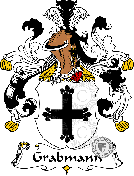Coat of arms of family Grabmann   ref: 30632