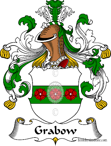 Coat of arms of family Grabow   ref: 30634
