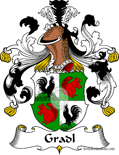 Coat of arms of family Gradl