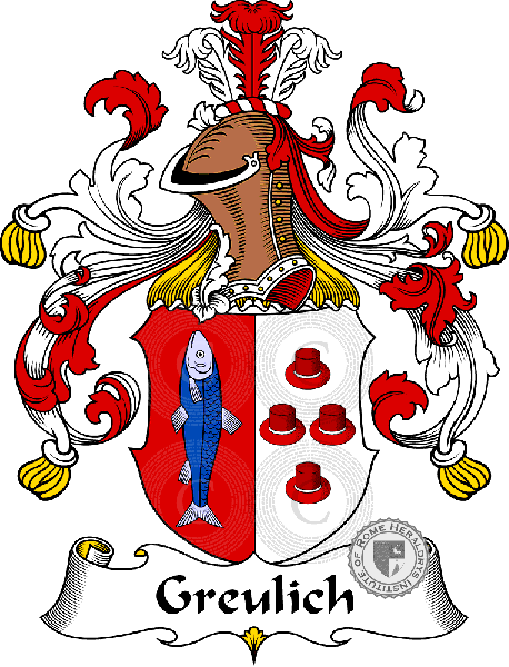 Escudo de la familia Greulich   ref: 30646
