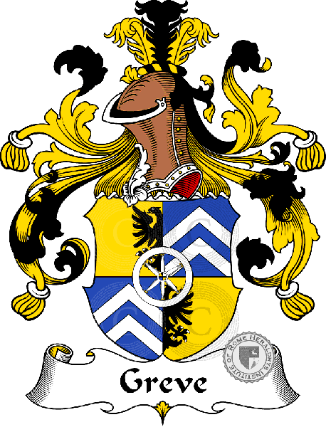Coat of arms of family Greve   ref: 30648