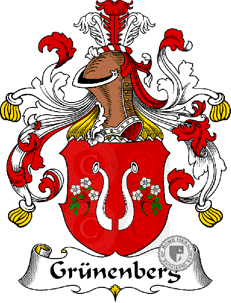 Coat of arms of family Grünenberg   ref: 30670
