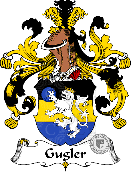 Coat of arms of family Gugler   ref: 30677