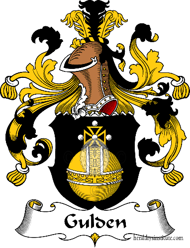 Coat of arms of family Gulden   ref: 30678
