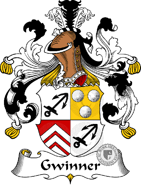 Wappen der Familie Gwinner   ref: 30684
