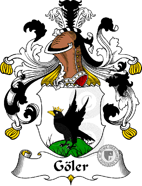 Coat of arms of family Göler   ref: 30686