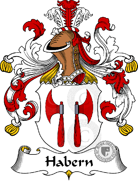 Coat of arms of family Habern   ref: 30697