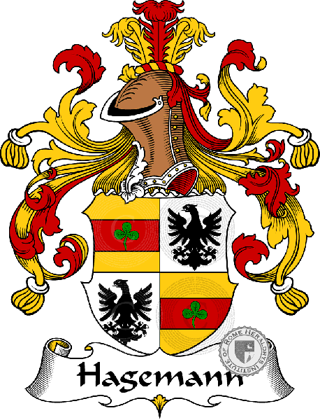 Wappen der Familie Hagemann   ref: 30709